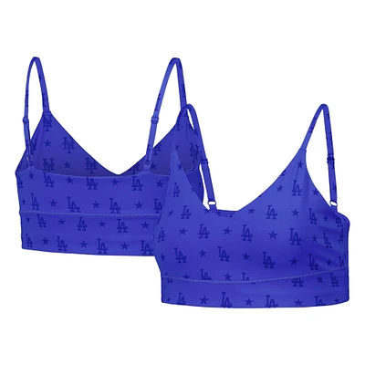 Women's Terez Royal Los Angeles Dodgers Active Bra