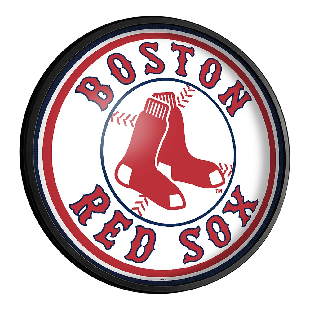 Boston Red Sox 18'' Round Slimline Illuminated Wall Sign