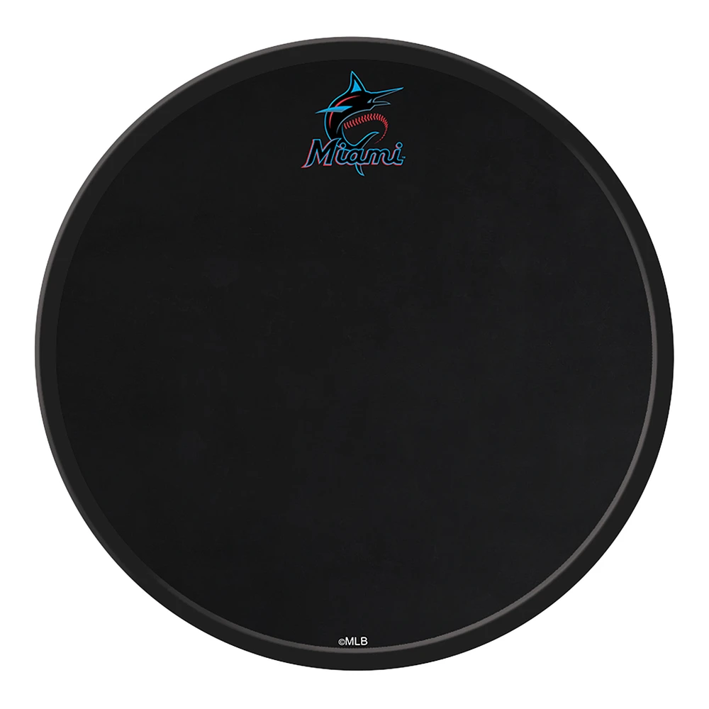 Miami Marlins 17.5" Modern Disc Chalkboard