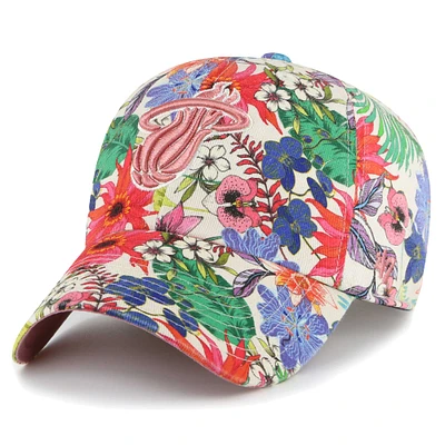 Women's '47 Cream Miami Heat Pollinator Clean Up Adjustable Hat