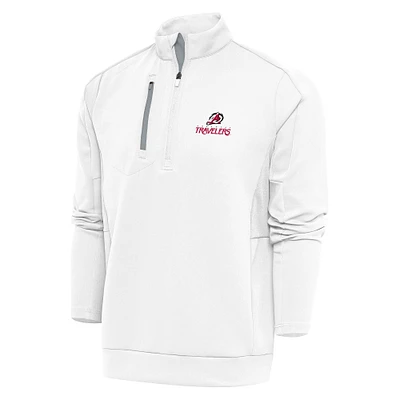 Men's Antigua Arkansas Travelers Generation Quarter-Zip Pullover Top