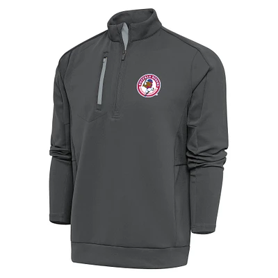 Men's Antigua Pewter Buffalo Bisons Generation Quarter-Zip Pullover Top