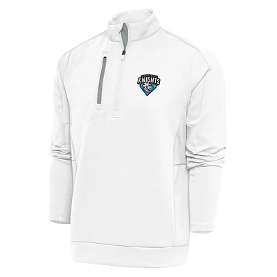 Men's Antigua Charlotte Knights Generation Quarter-Zip Pullover Top