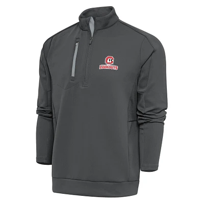 Men's Antigua  Pewter Chattanooga Lookouts Generation Quarter-Zip Pullover Top