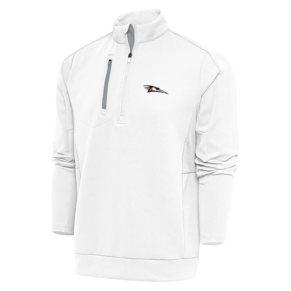 Men's Antigua Delmarva Shorebirds Generation Quarter-Zip Pullover Top