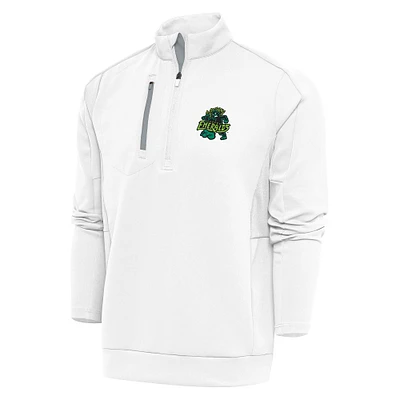 Men's Antigua Eugene Emeralds Generation Quarter-Zip Pullover Top