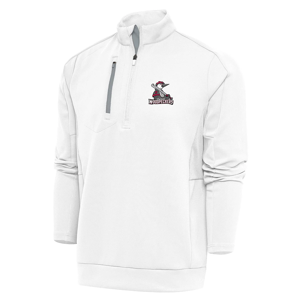 Men's Antigua Fayetteville Woodpeckers Generation Quarter-Zip Pullover Top