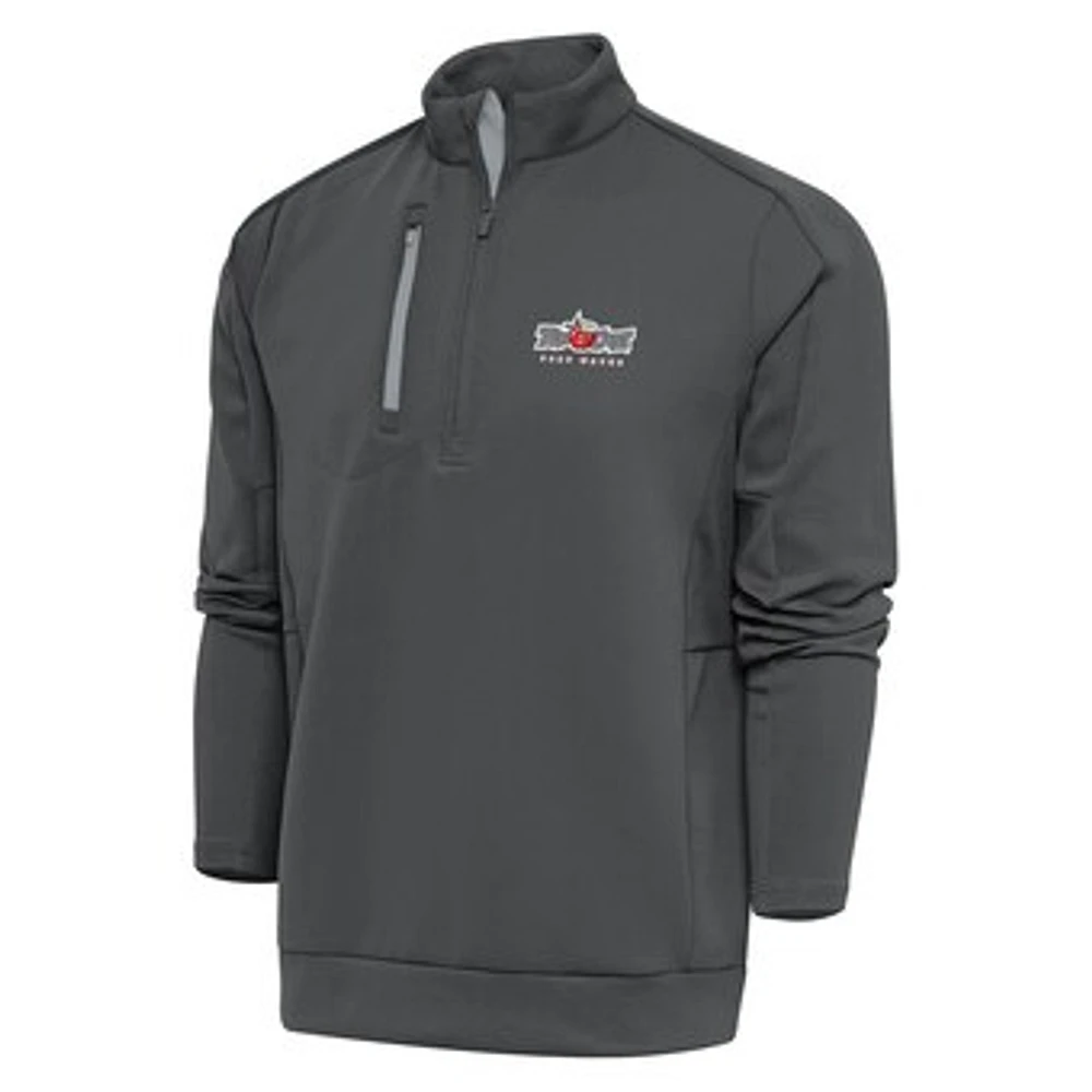 Men's Antigua Pewter Fort Wayne TinCaps Generation Quarter-Zip Pullover Top