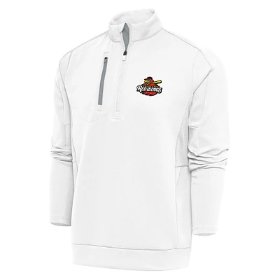 Men's Antigua Rochester Red Wings Generation Quarter-Zip Pullover Top