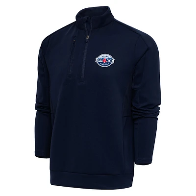 Men's Antigua Navy Salem Red Sox Generation Quarter-Zip Pullover Top
