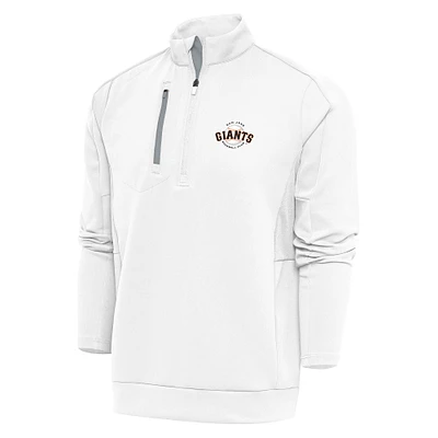 Men's Antigua San Jose Giants Generation Quarter-Zip Pullover Top