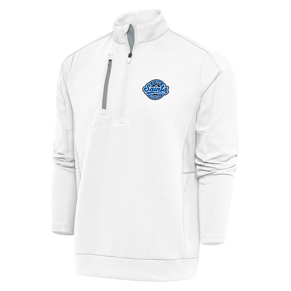 Men's Antigua St. Paul Saints Generation Quarter-Zip Pullover Top