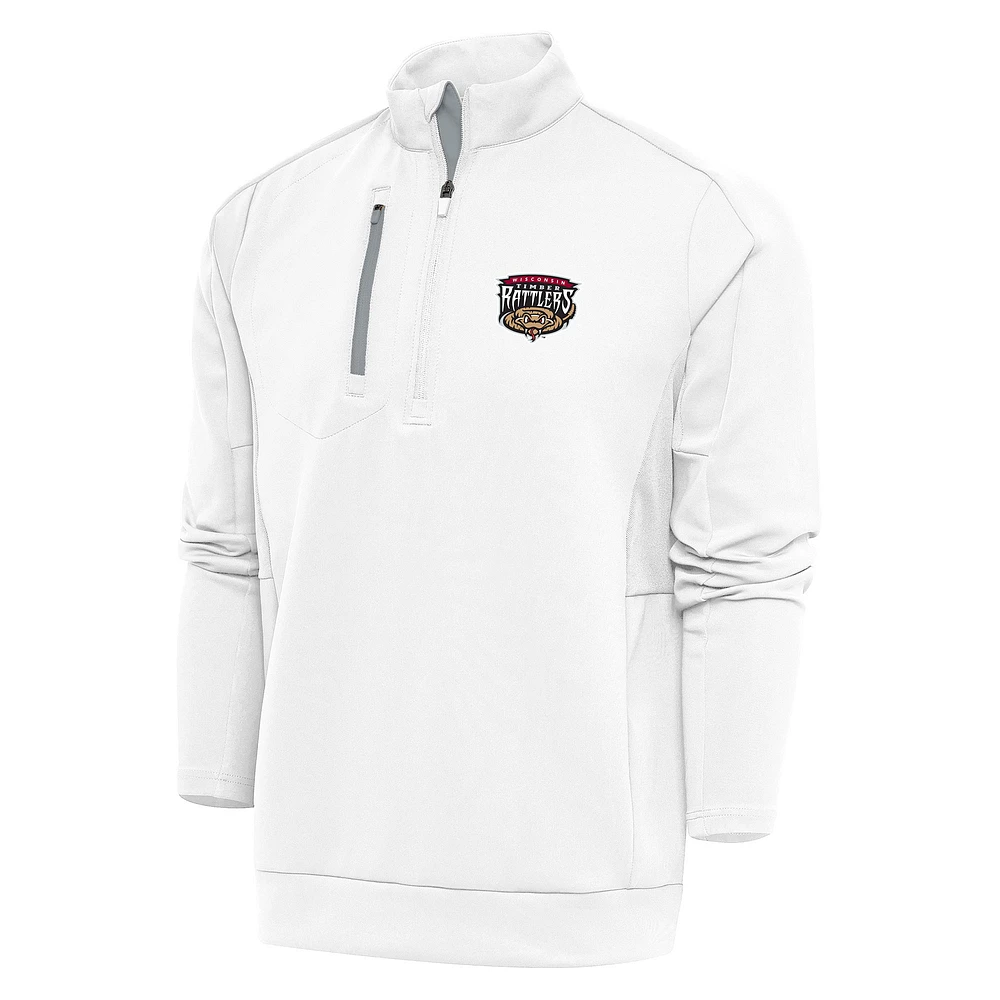 Men's Antigua Wisconsin Timber Rattlers Generation Quarter-Zip Pullover Top