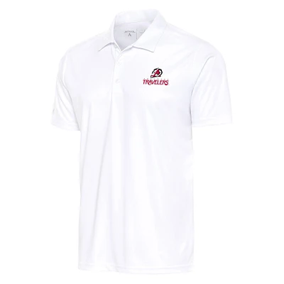 Men's Antigua White Arkansas Travelers Tribute Polo