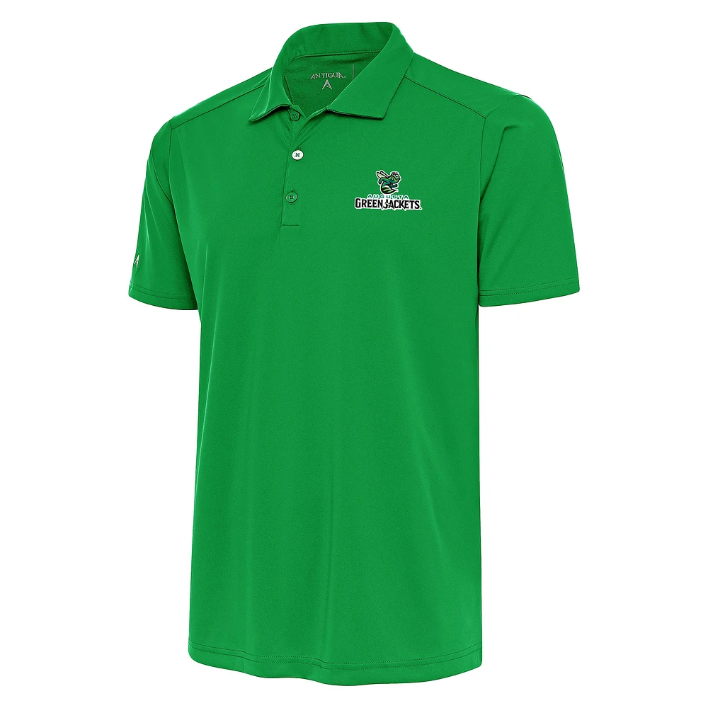 Men's Antigua Kelly Green Augusta GreenJackets Tribute Polo