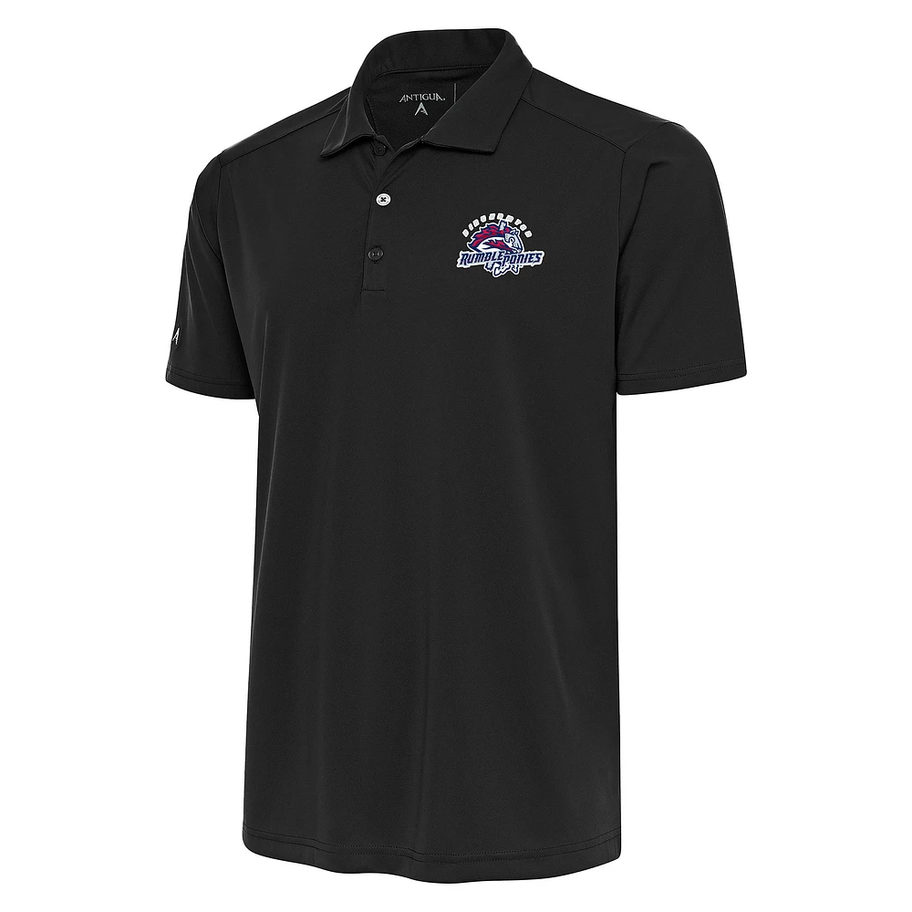 Men's Antigua Gray Binghamton Rumble Ponies Tribute Polo