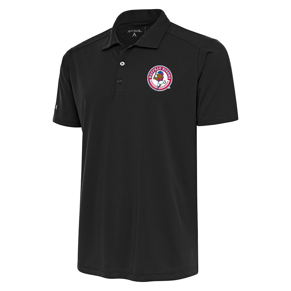Men's Antigua Gray Buffalo Bisons Tribute Polo