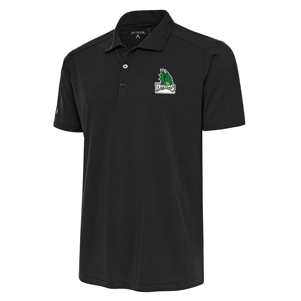 Men's Antigua Gray Dayton Dragons Tribute Polo