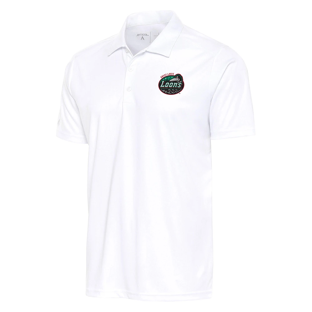 Men's Antigua Great Lakes Loons Tribute Polo