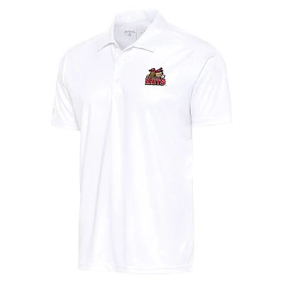 Men's Antigua White Modesto Nuts Tribute Polo