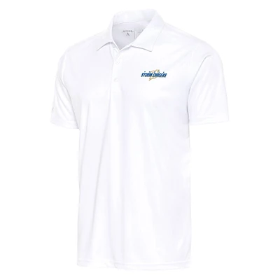 Men's Antigua  White Omaha Storm Chasers Tribute Polo