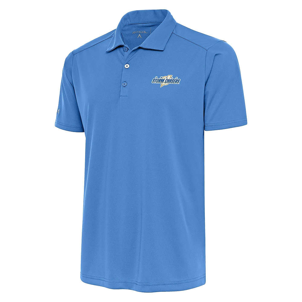 Men's Antigua  Powder Blue Omaha Storm Chasers Tribute Polo