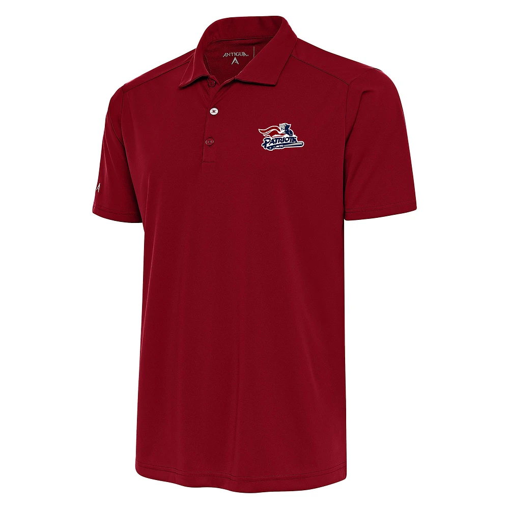 Men's Antigua Cardinal Somerset Patriots Tribute Polo