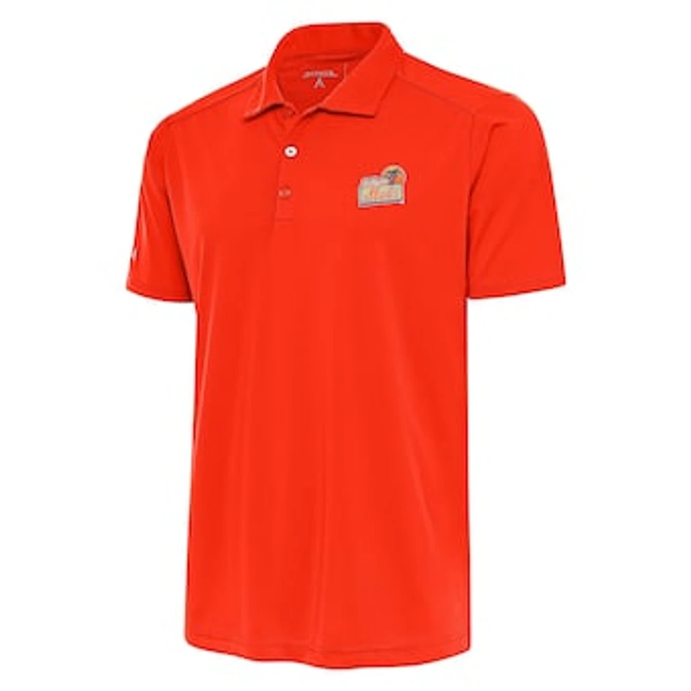 Men's Antigua Orange St. Lucie Mets Tribute Polo