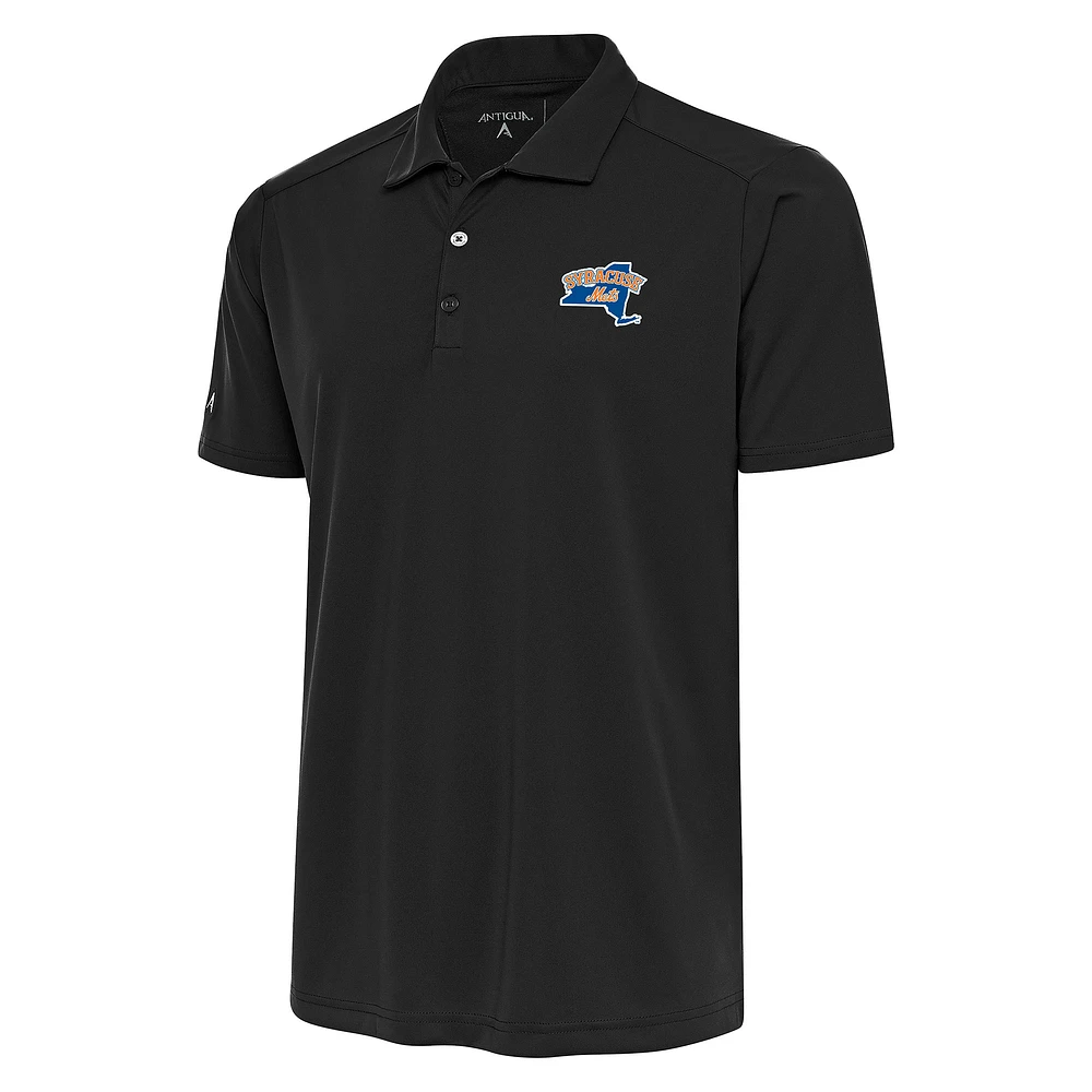 Men's Antigua Gray Syracuse Mets Tribute Polo