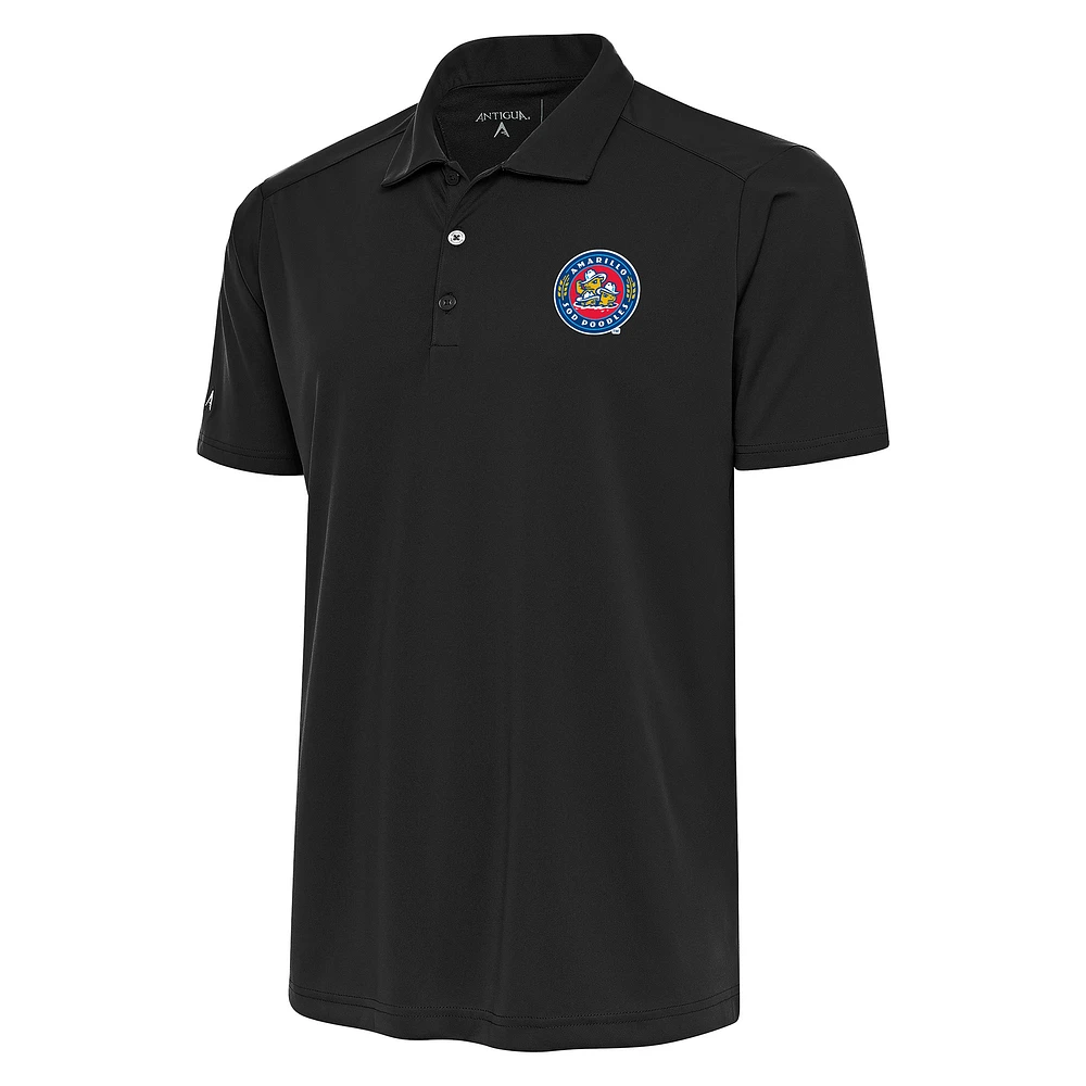 Men's Antigua Gray Amarillo Sod Poodles Big & Tall Tribute Polo