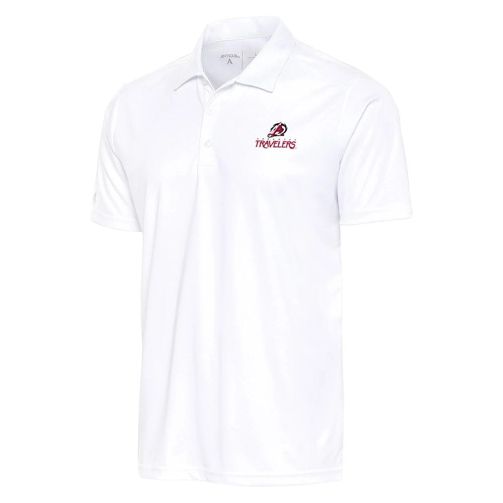 Men's Antigua White Arkansas Travelers Big & Tall Tribute Polo