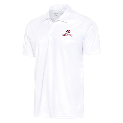 Men's Antigua White Arkansas Travelers Big & Tall Tribute Polo