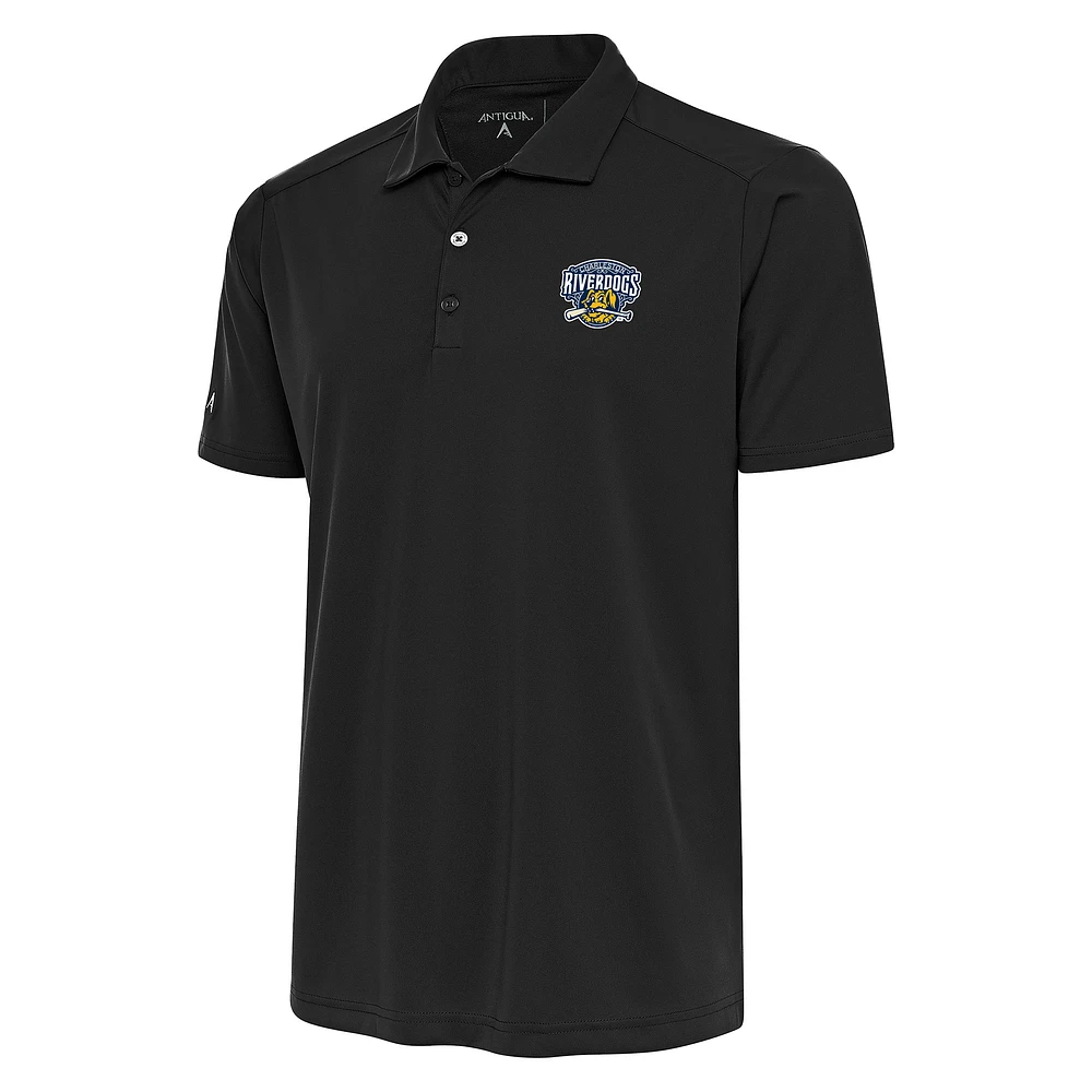 Men's Antigua Gray Charleston RiverDogs Big & Tall Tribute Polo
