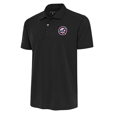 Men's Antigua  Gray Louisville Bats Big & Tall Tribute Polo