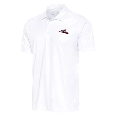 Men's Antigua White Richmond Flying Squirrels Big & Tall Tribute Polo