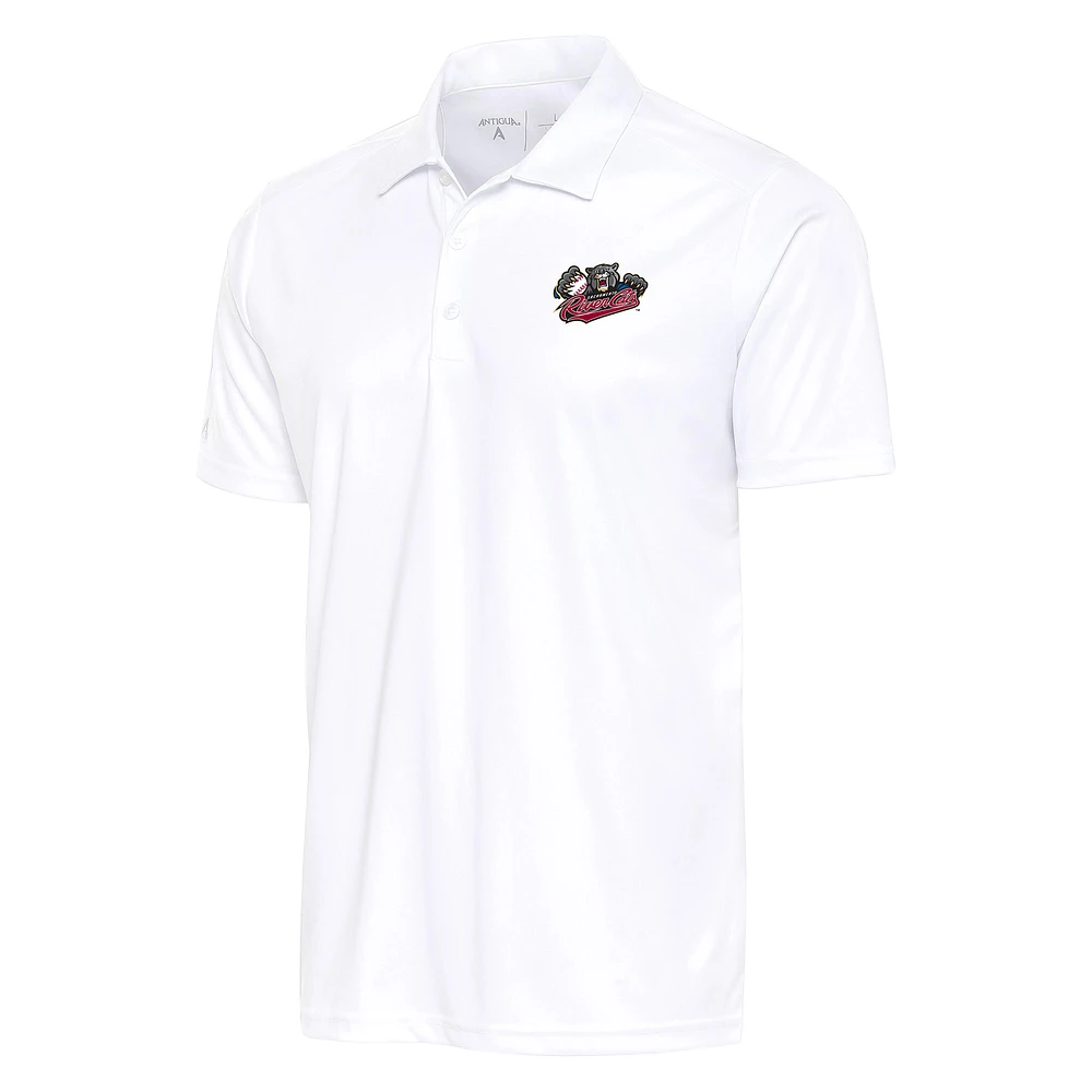 Men's Antigua White Sacramento River Cats Big & Tall Tribute Polo