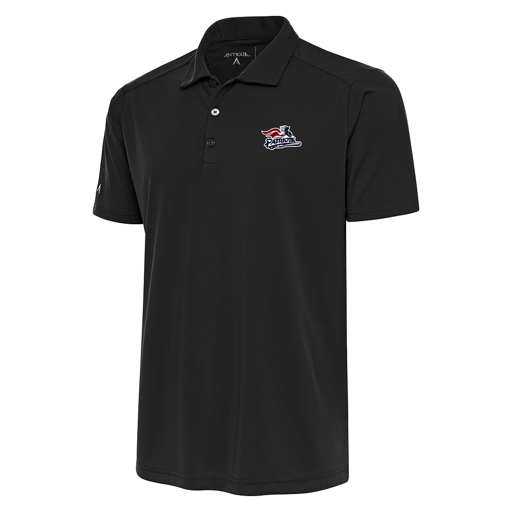 Men's Antigua Gray Somerset Patriots Big & Tall Tribute Polo
