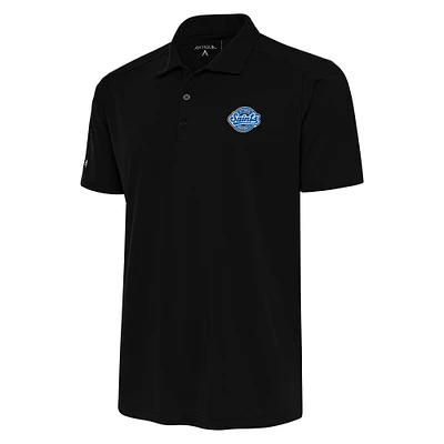 Men's Antigua Black St. Paul Saints Big & Tall Tribute Polo