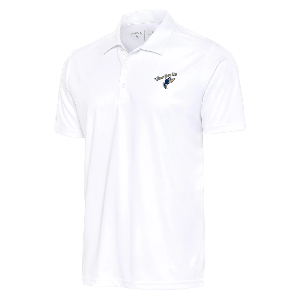 Men's Antigua White Tri-City Dust Devils Big & Tall Tribute Polo