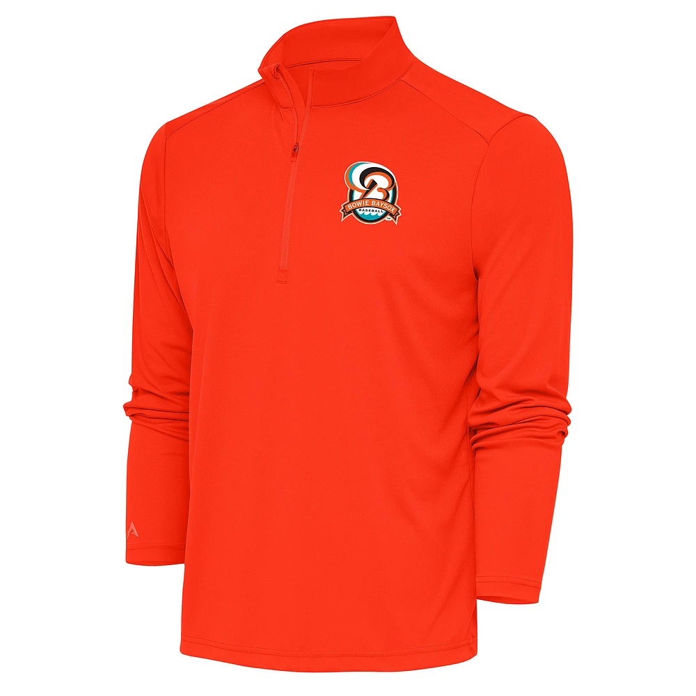 Men's Antigua Bowie Baysox Tribute Quarter-Zip Pullover Top