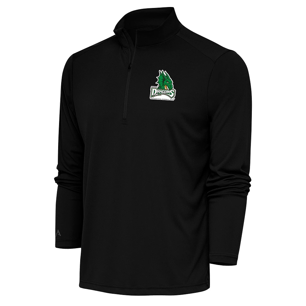 Men's Antigua Dayton Dragons Tribute Quarter-Zip Pullover Top