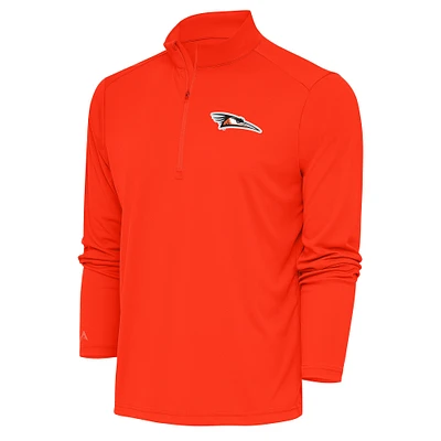 Men's Antigua Delmarva Shorebirds Tribute Quarter-Zip Pullover Top