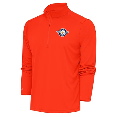 Men's Antigua Las Vegas Aviators Tribute Quarter-Zip Pullover Top