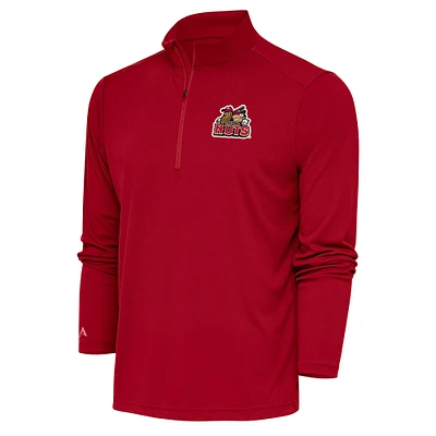 Men's Antigua Modesto Nuts Tribute Quarter-Zip Pullover Top