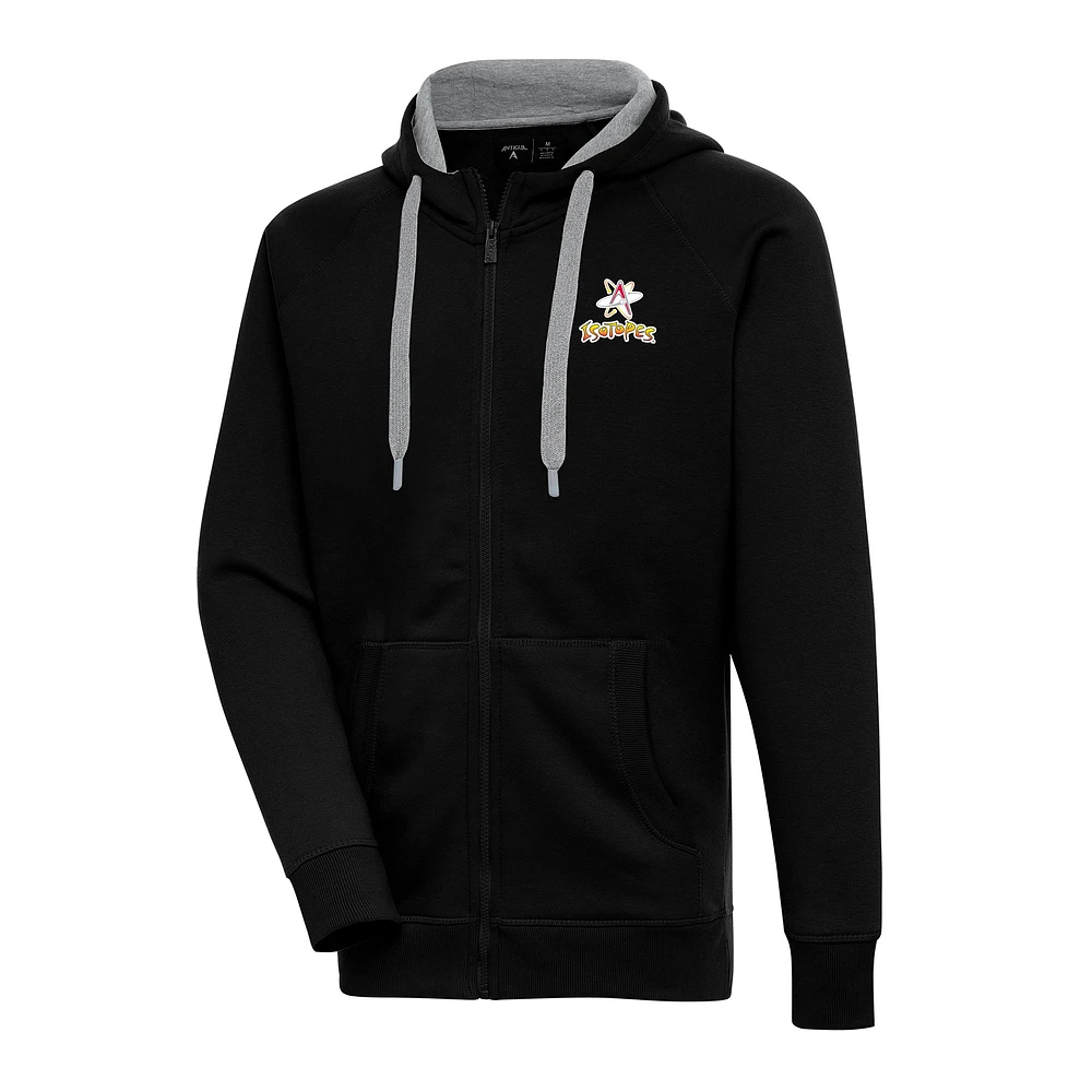 Men's Antigua Albuquerque Isotopes Victory Full-Zip Hoodie