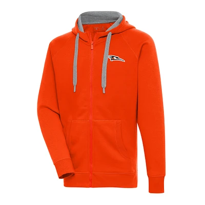 Men's Antigua Delmarva Shorebirds Victory Full-Zip Hoodie