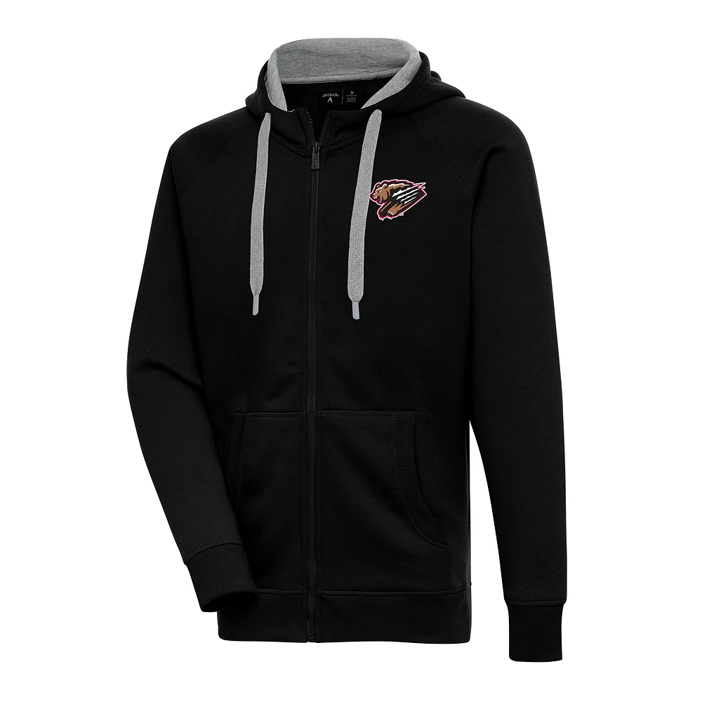 Men's Antigua Fresno Grizzlies Victory Full-Zip Hoodie