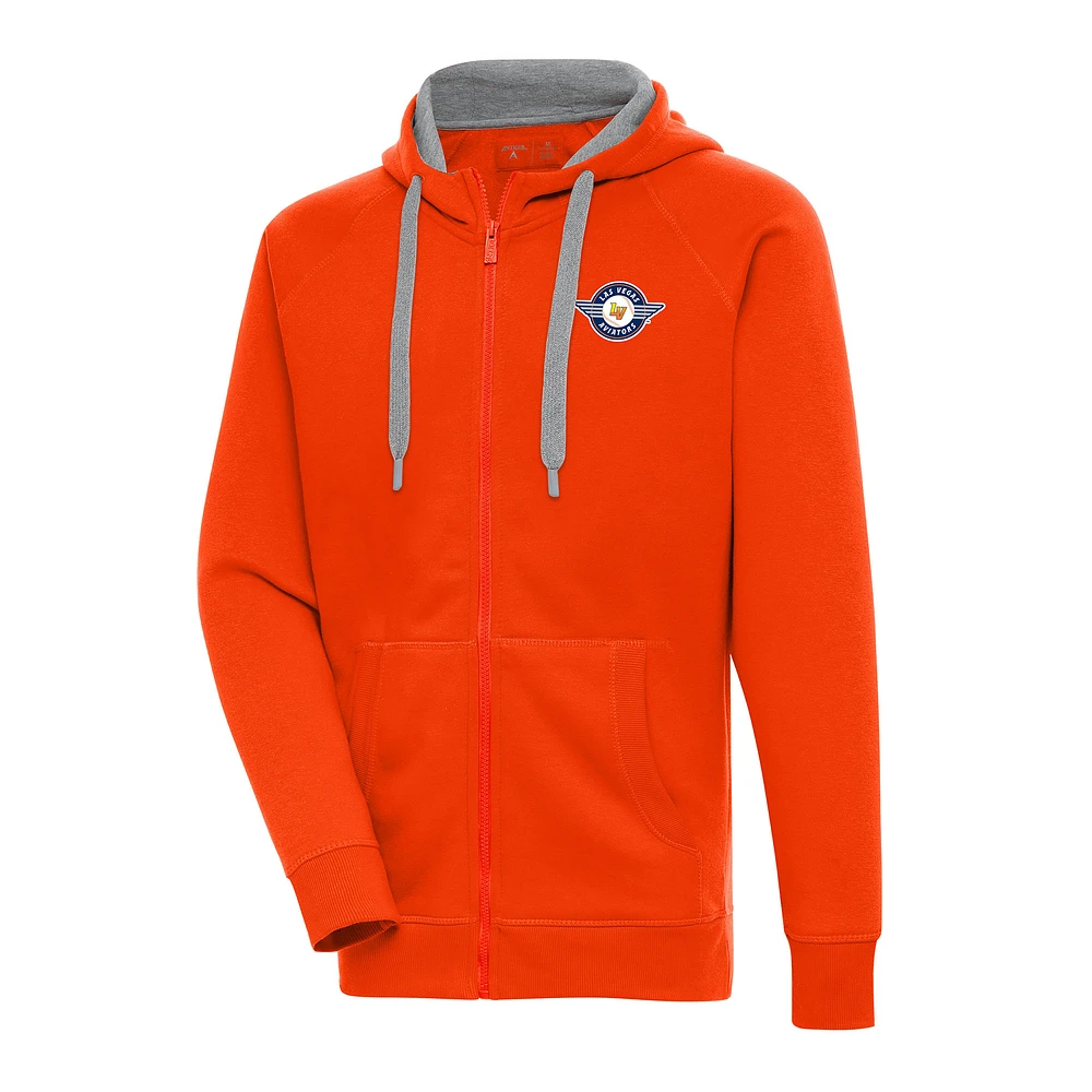 Men's Antigua Las Vegas Aviators Victory Full-Zip Hoodie