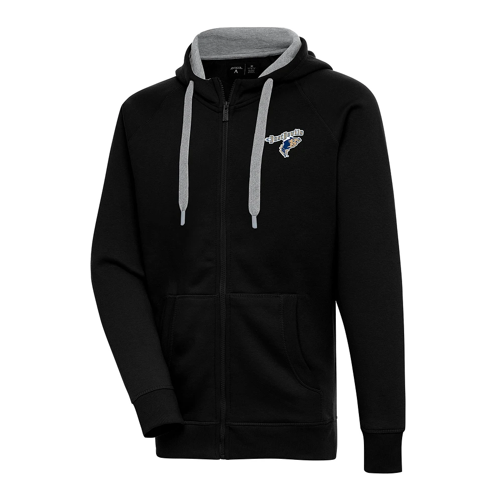 Men's Antigua Tri-City Dust Devils Victory Full-Zip Hoodie