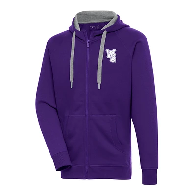 Men's Antigua Winston-Salem Dash Victory Full-Zip Hoodie